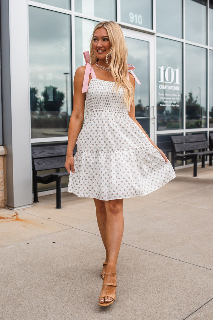 Love Letter Floral Dress - FINAL SALE - BluePeppermint Boutique