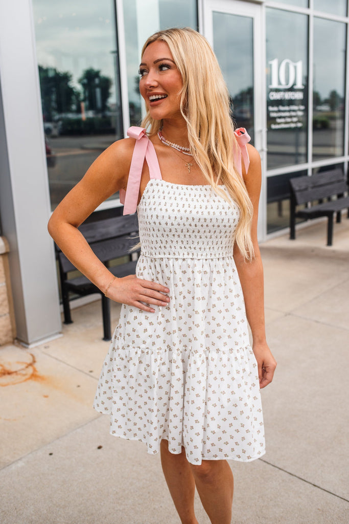 Love Letter Floral Dress - FINAL SALE - BluePeppermint Boutique