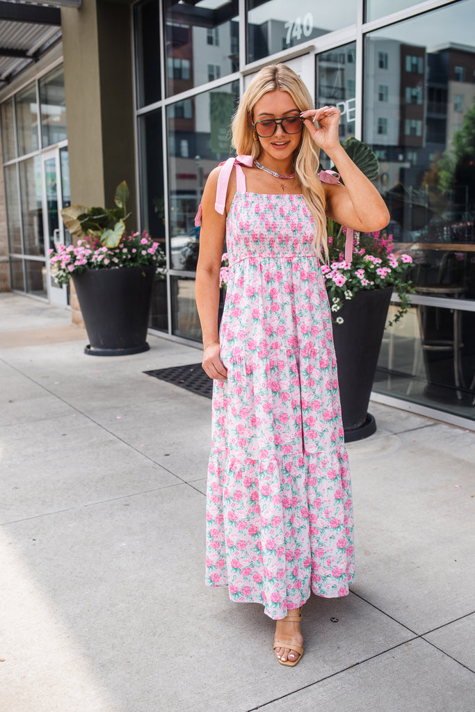 Ella Midi Dress - FINAL SALE - BluePeppermint Boutique
