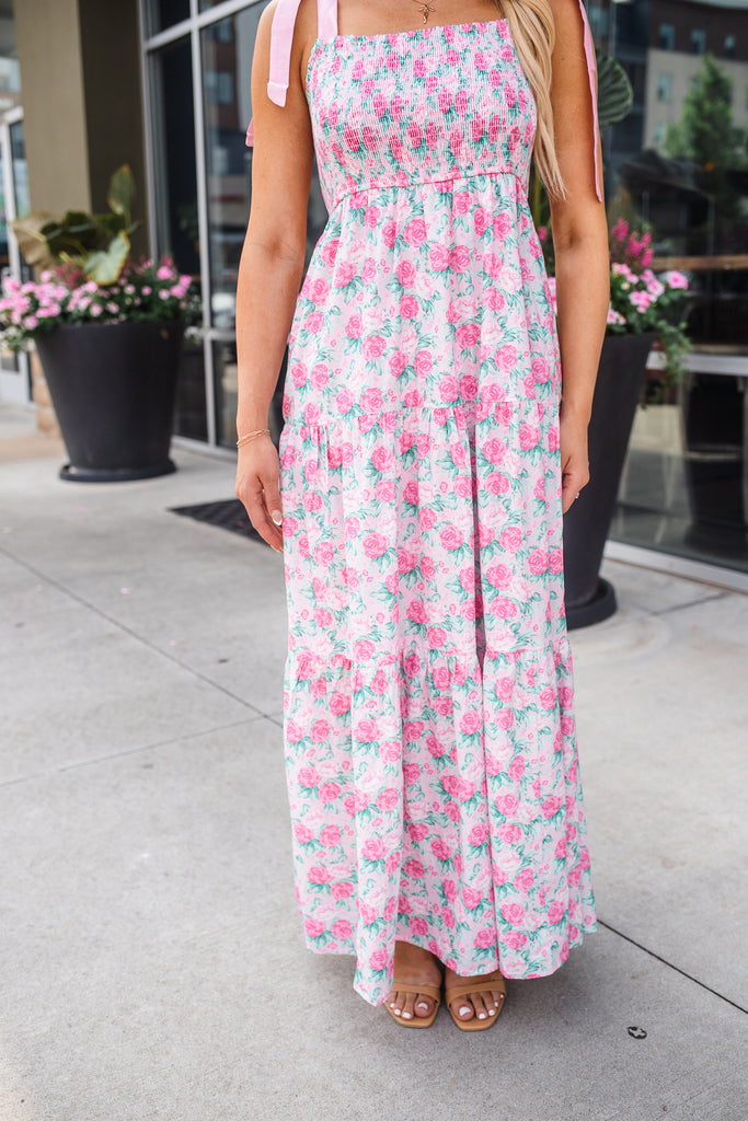 Ella Midi Dress - FINAL SALE - BluePeppermint Boutique