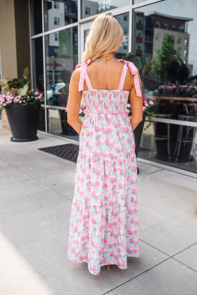 Ella Midi Dress - FINAL SALE - BluePeppermint Boutique