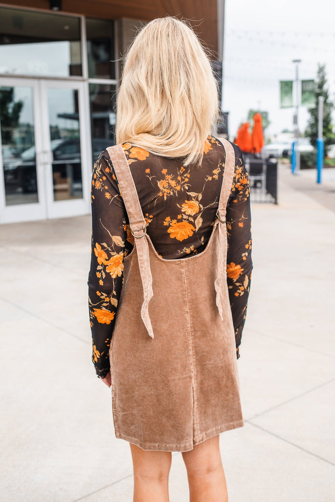 Princeton Corduroy Dress - BluePeppermint Boutique