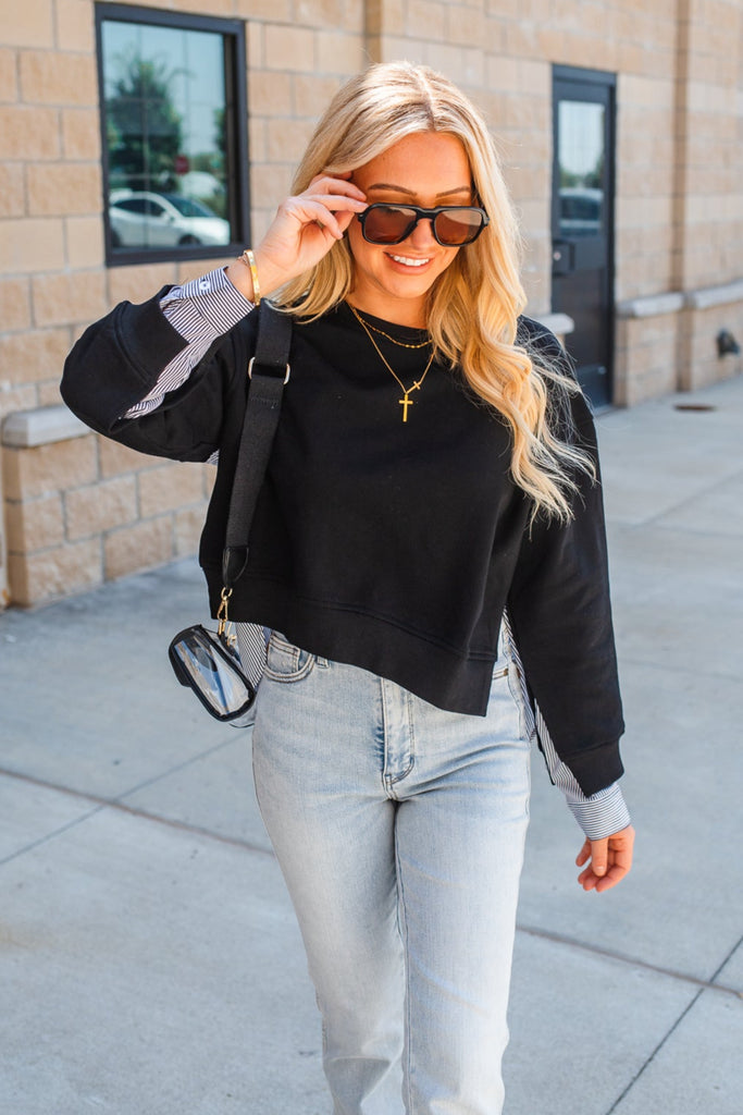 Freelance Layered Top - BluePeppermint Boutique
