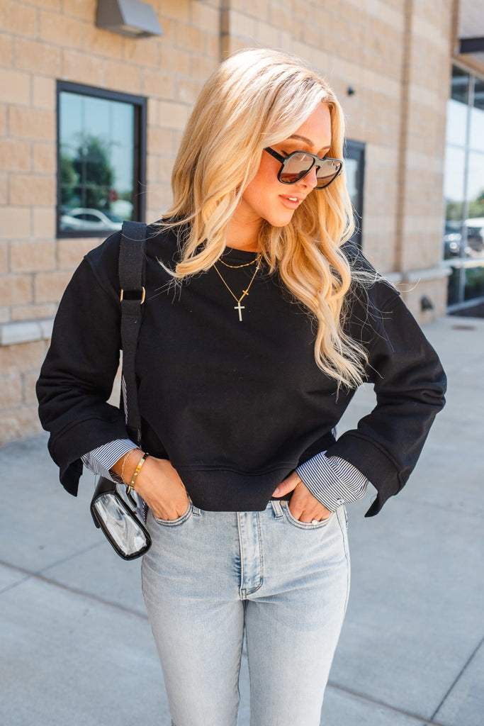 Freelance Layered Top - BluePeppermint Boutique