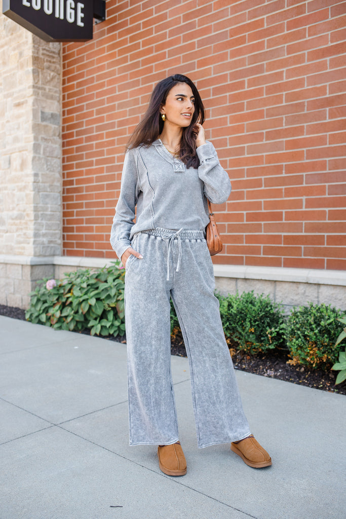 Tucker Ribbed Long Sleeve - BluePeppermint Boutique