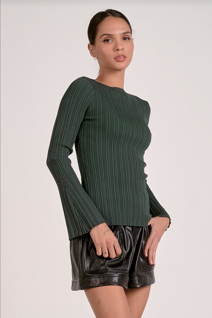Coulter Flare Sleeve Top - BluePeppermint Boutique
