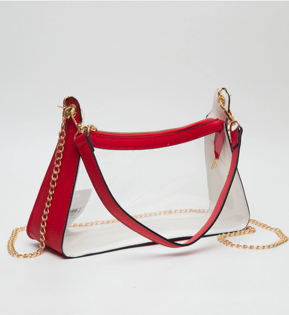 Marilyn Clear Bag - BluePeppermint Boutique