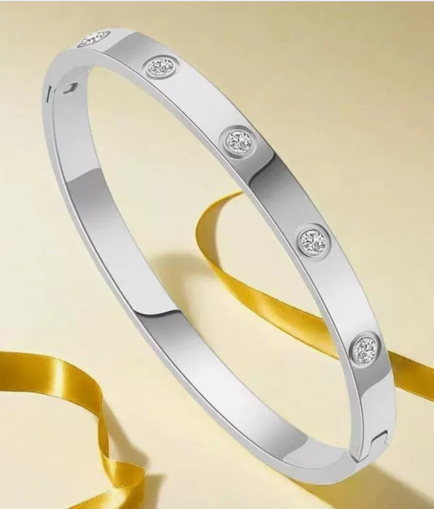 Classic Bangle Bracelet - Silver - BluePeppermint Boutique