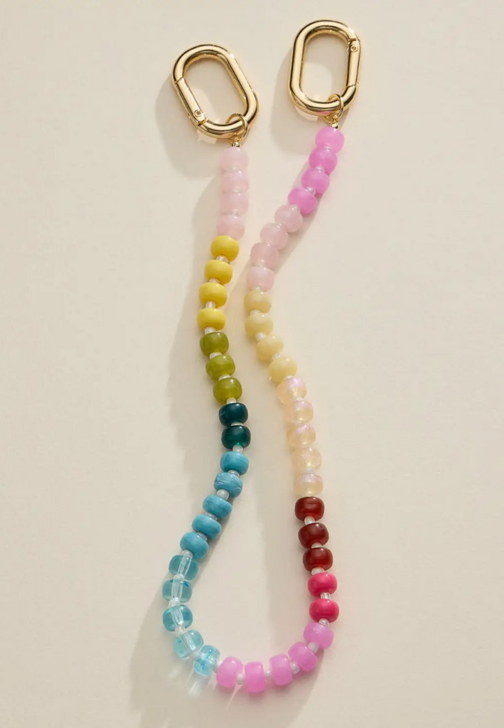 Colorful Beaded Bag Chain - BluePeppermint Boutique