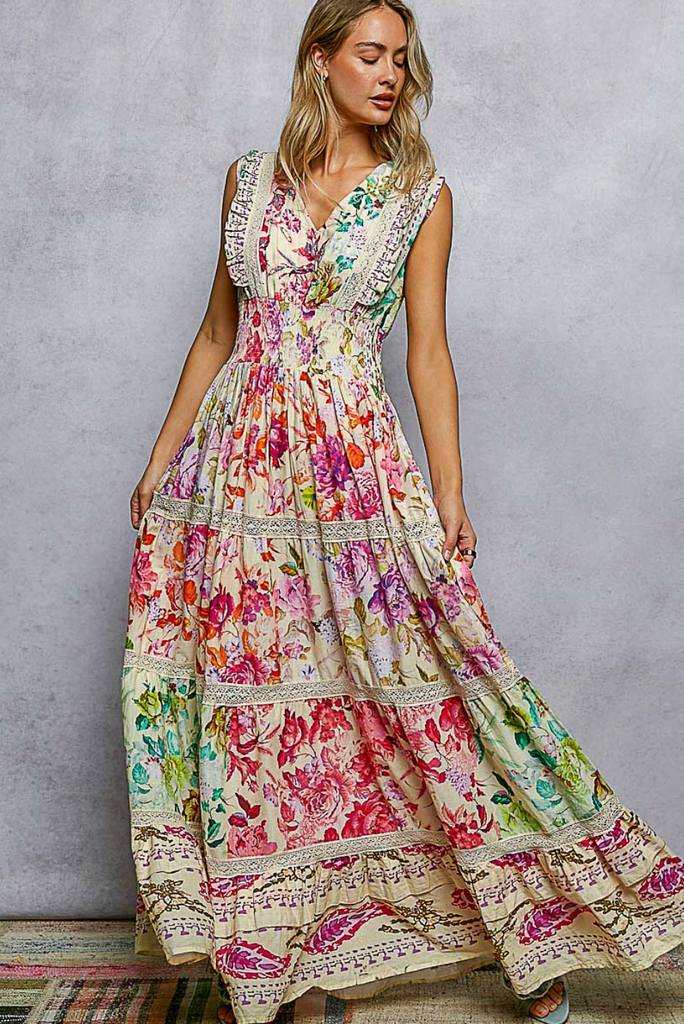 Paradise Floral Maxi Dress