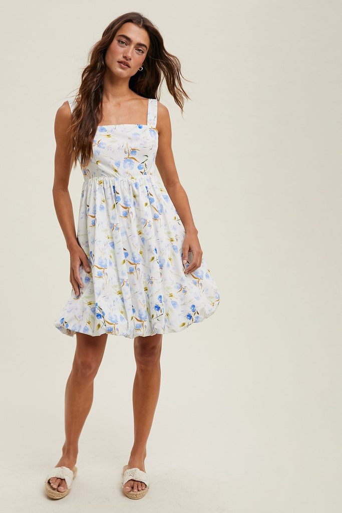 Calista Bubble Mini Dress - BluePeppermint Boutique