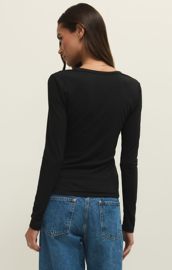 Z Supply | Second Skin Crew LS - BluePeppermint Boutique