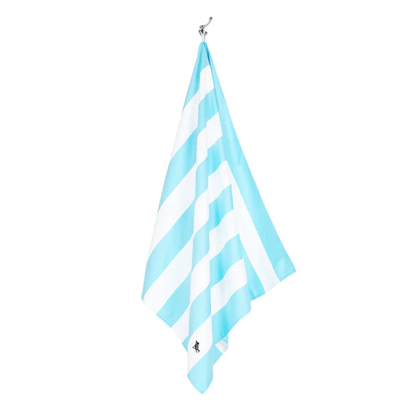 Cabana Stripe Tulum Blue Beach Towel - 2 sizes