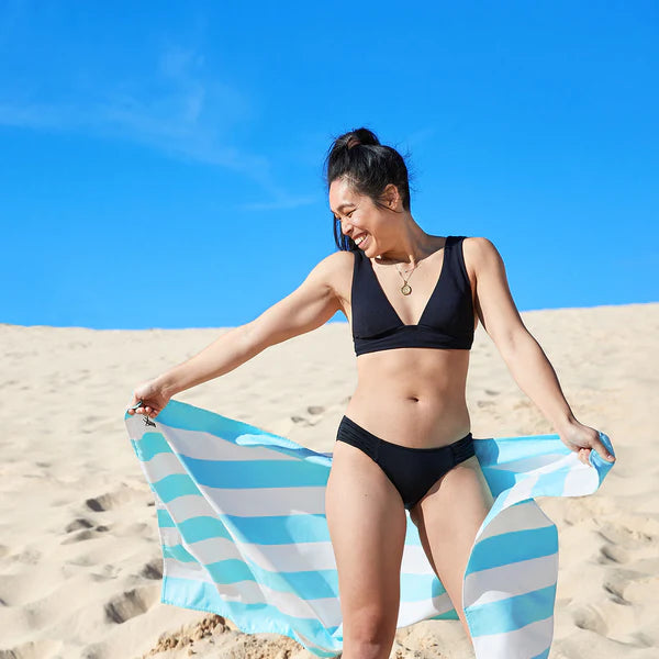 Dock & Bay Cabana Collection Towel - Tulum Blue - BluePeppermint Boutique