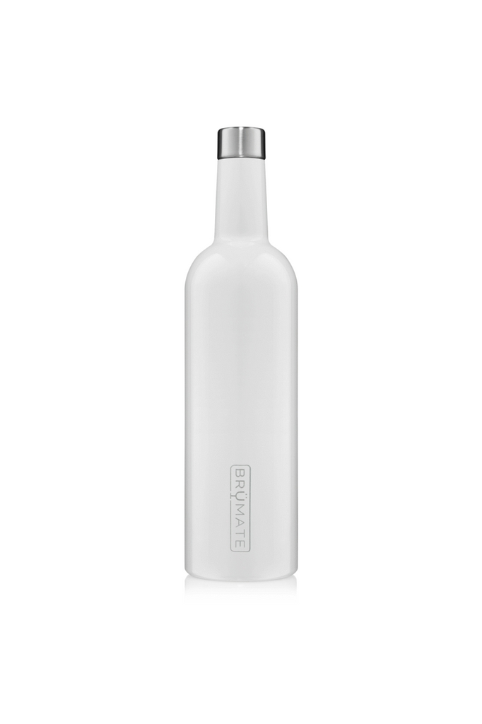 BruMate Winesulator 25oz Wine Canteen-Ice White - BluePeppermint Boutique