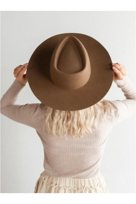 Gigi Pip Dakota Triangle Crown-Brown - BluePeppermint Boutique