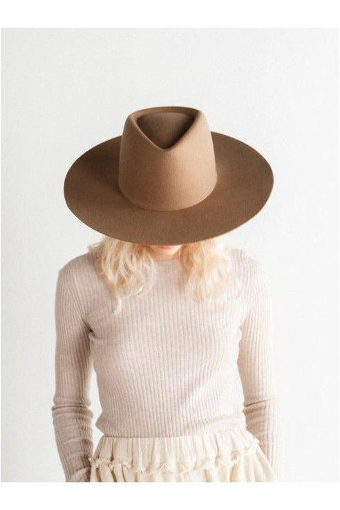 Gigi Pip Dakota Triangle Crown-Brown - BluePeppermint Boutique