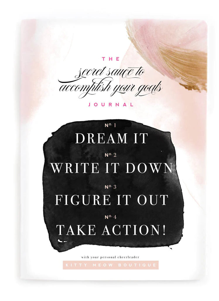 Kitty Meow Inspirational Notebook - BluePeppermint Boutique