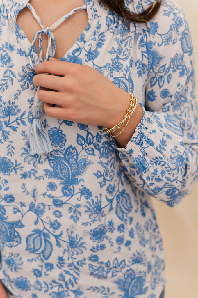Austen Set of 3 Stretch Bracelet - BluePeppermint Boutique