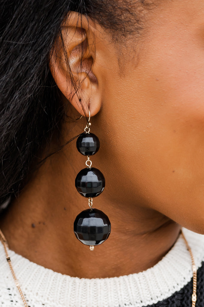 Triple Disco Ball Earrings - BluePeppermint Boutique