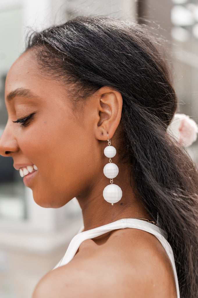 Triple Disco Ball Earrings - BluePeppermint Boutique