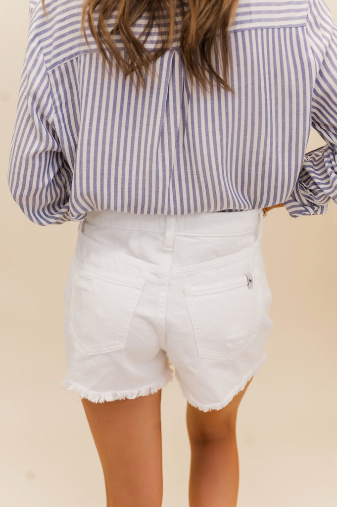 Demi High Rise 90's Shorts - BluePeppermint Boutique