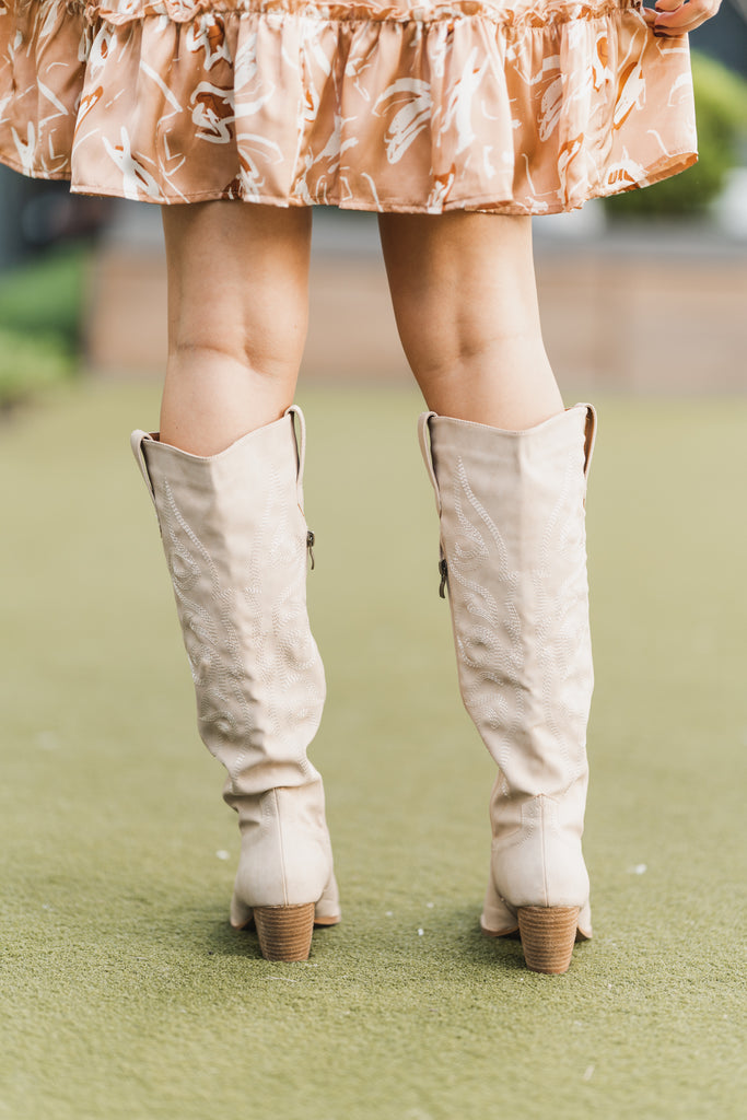 Beatrice Cowgirl Boots - BluePeppermint Boutique