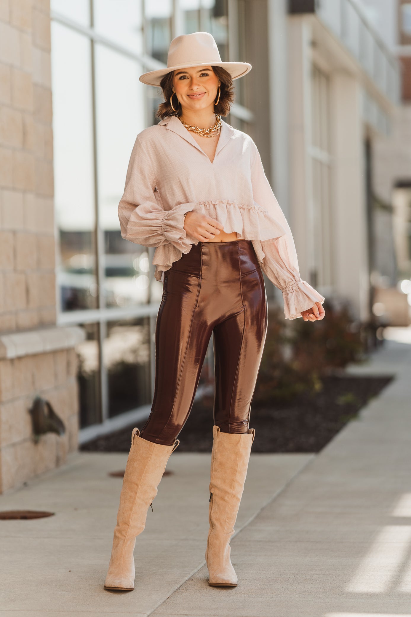 Spanx Faux Patent Leather Legging