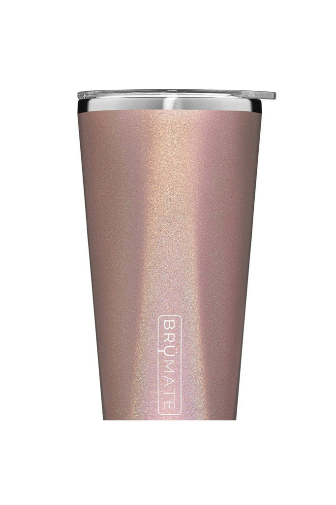 BruMate Imperial Pint 20oz V2.0-Glitter Rose Gold - BluePeppermint Boutique