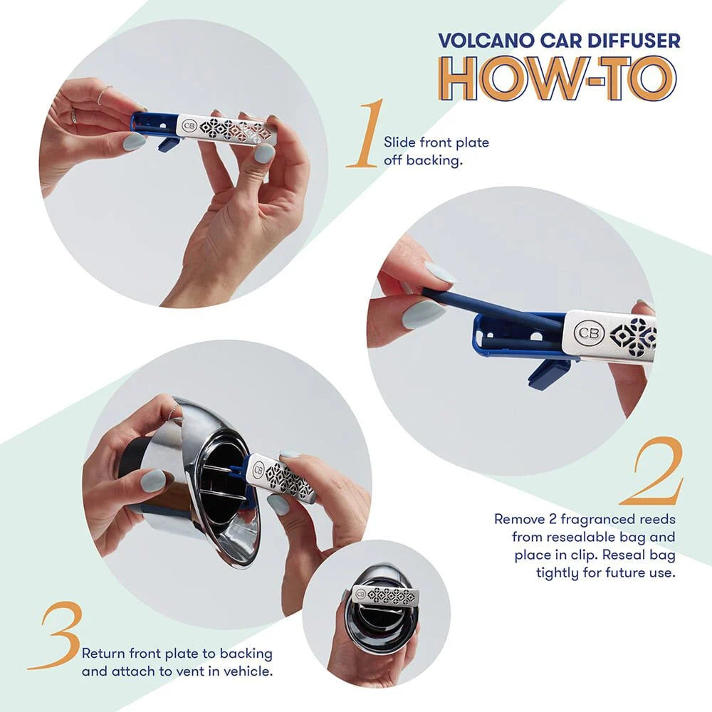 Capri Blue Car Diffuser Refill Sticks - Volcano - BluePeppermint Boutique