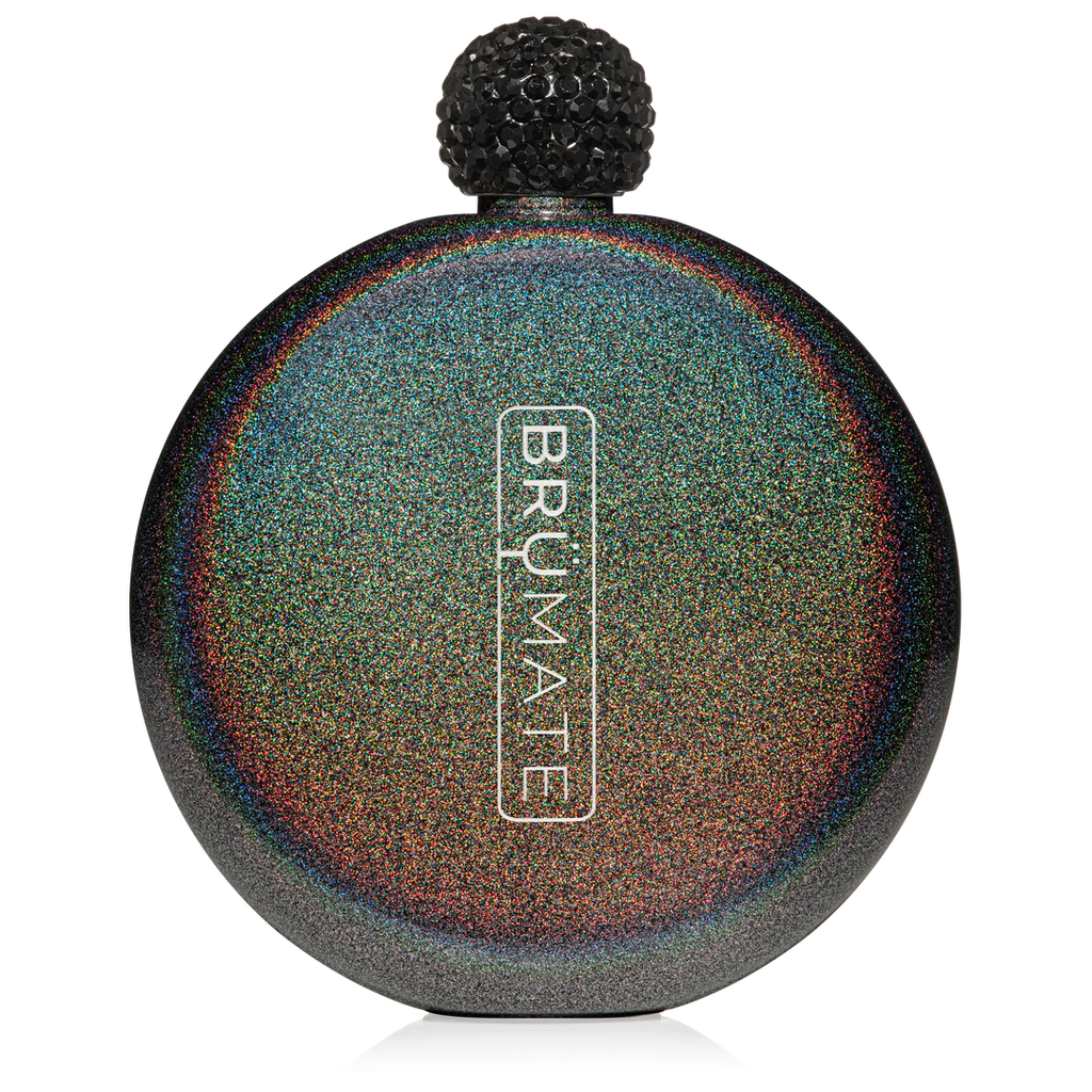 Glitter Flask - Charcoal - BluePeppermint Boutique