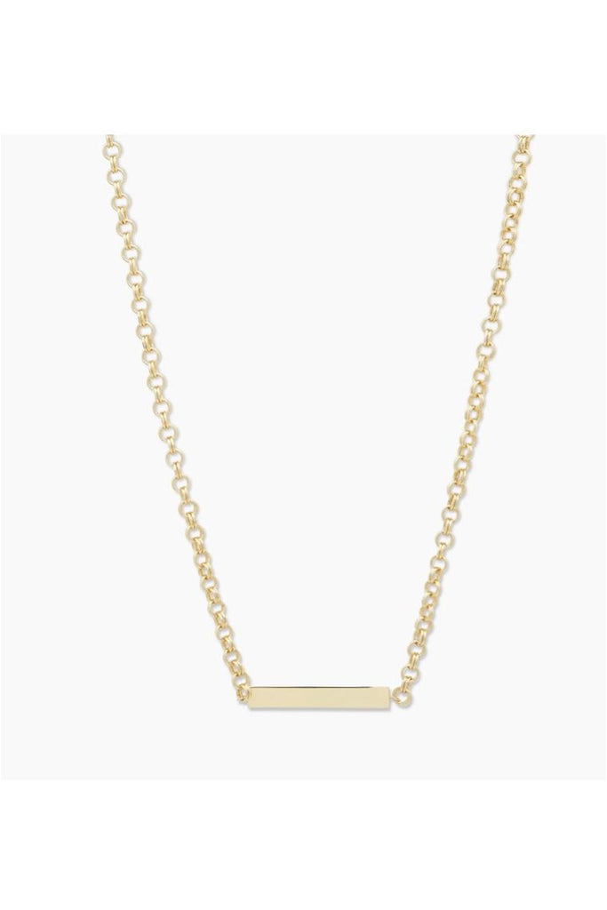 Gorjana Lou Tag Necklace - BluePeppermint Boutique