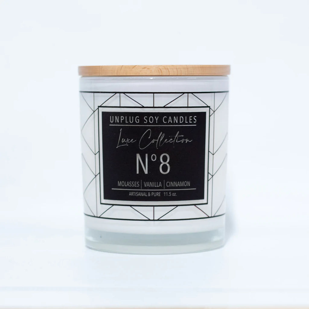 Unplug Luxe Collection Soy Candle - BluePeppermint Boutique