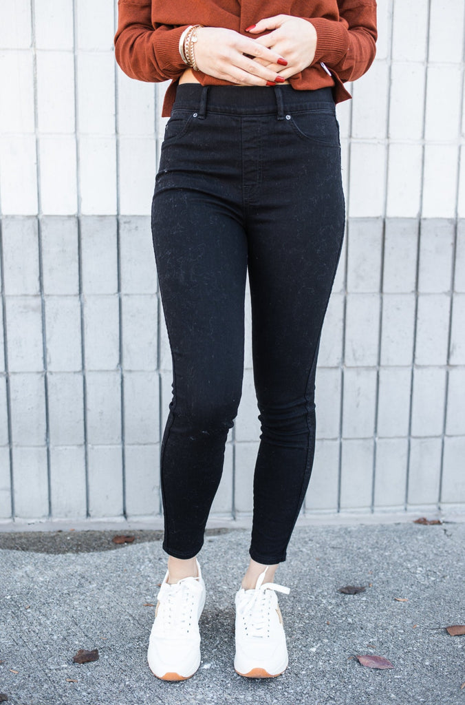 Spanx Clean Black Skinny Jean-Classic Black - BluePeppermint Boutique