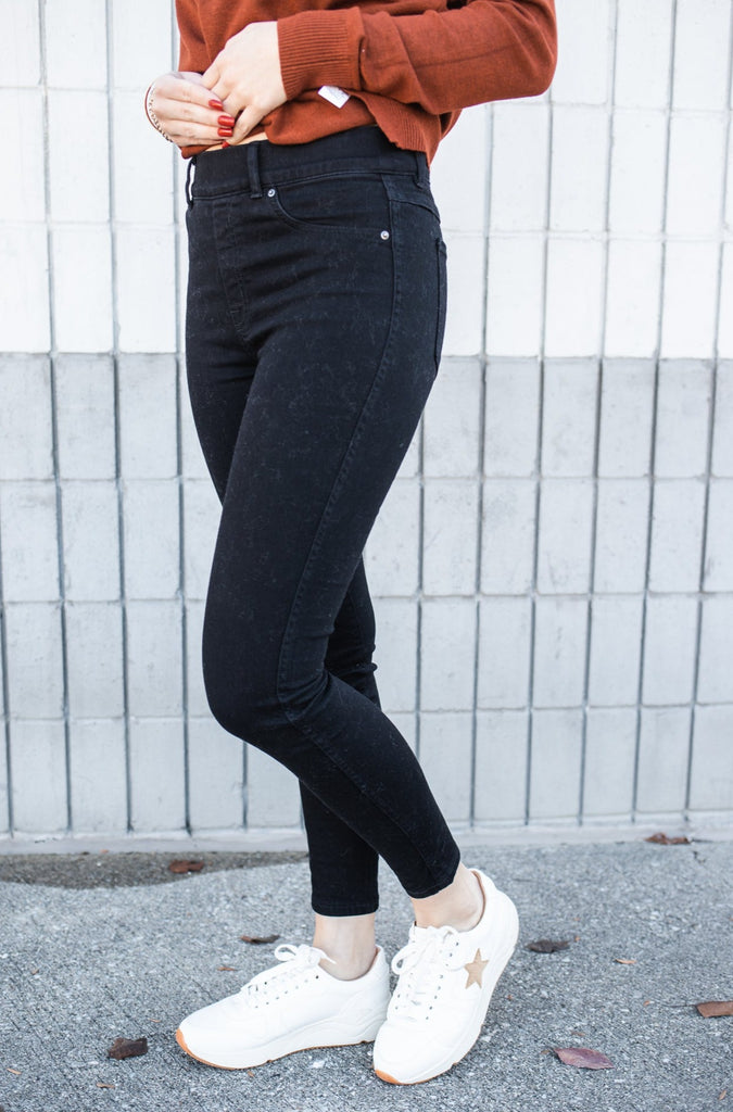 Spanx Clean Black Skinny Jean-Classic Black - BluePeppermint Boutique