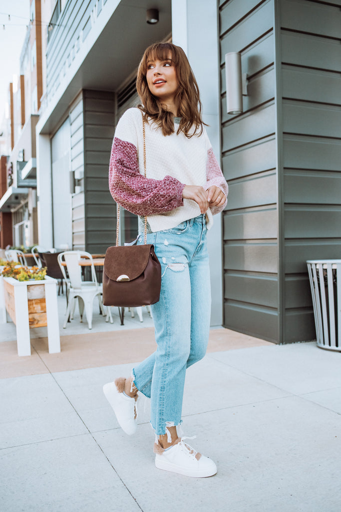 Breanna Stylish Smooth Crossbody Bag - BluePeppermint Boutique
