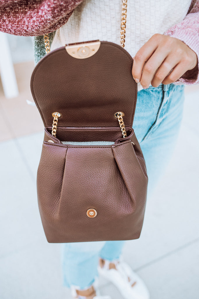 Breanna Stylish Smooth Crossbody Bag - BluePeppermint Boutique