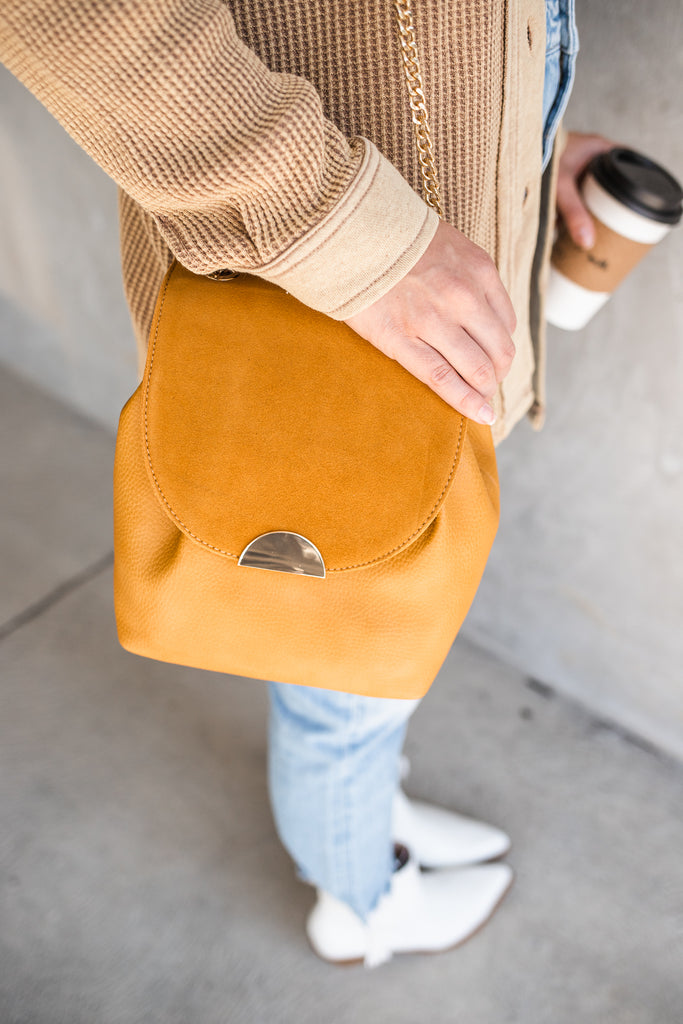 Breanna Stylish Smooth Crossbody Bag - BluePeppermint Boutique