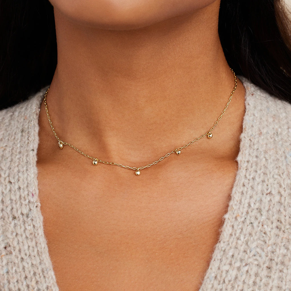 Gorjana Preston Mini Flutter Necklace - BluePeppermint Boutique