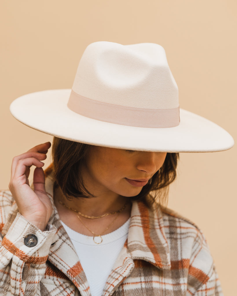 Bow Panama Hat - BluePeppermint Boutique