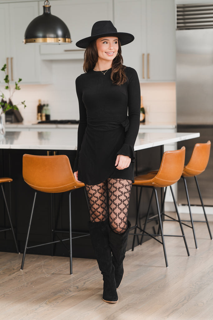 MeMoi Lace Sheer Tights - BluePeppermint Boutique