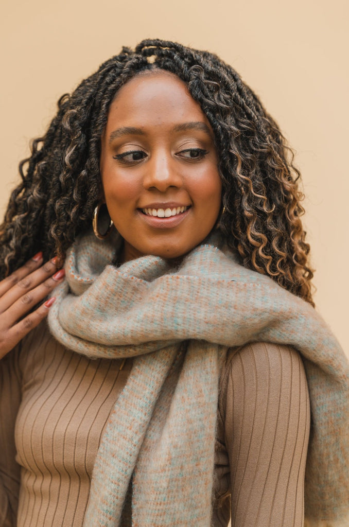 Tia Fringe Scarf - BluePeppermint Boutique