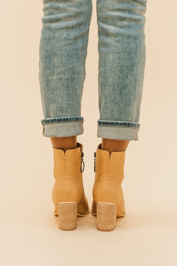 Weslee Studded Ankle Booties - BluePeppermint Boutique