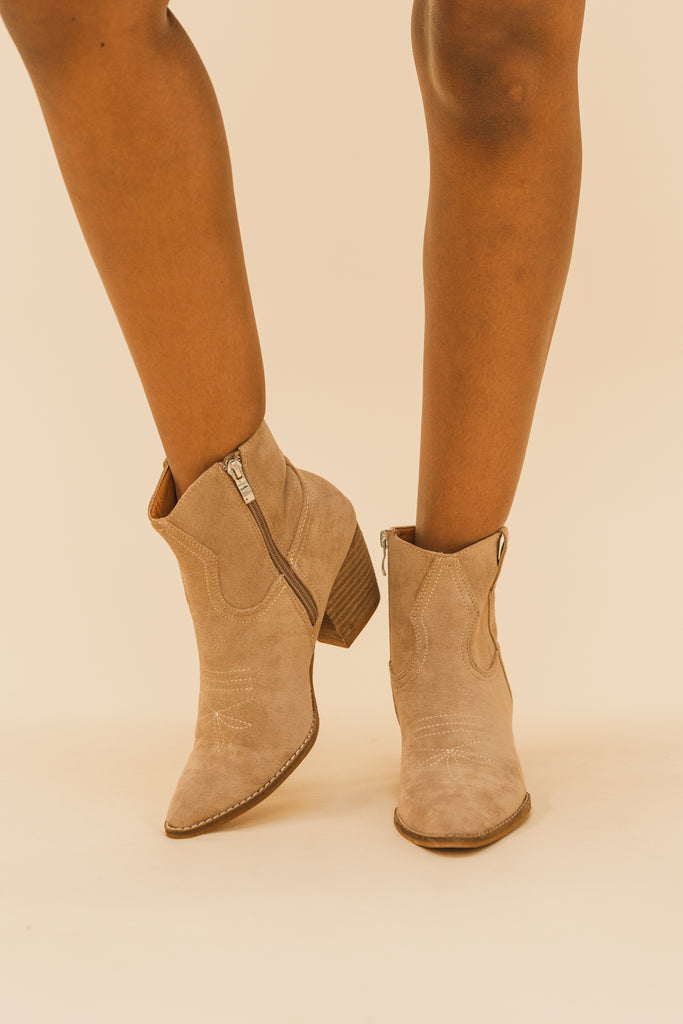 Arisa High Top Booties - BluePeppermint Boutique