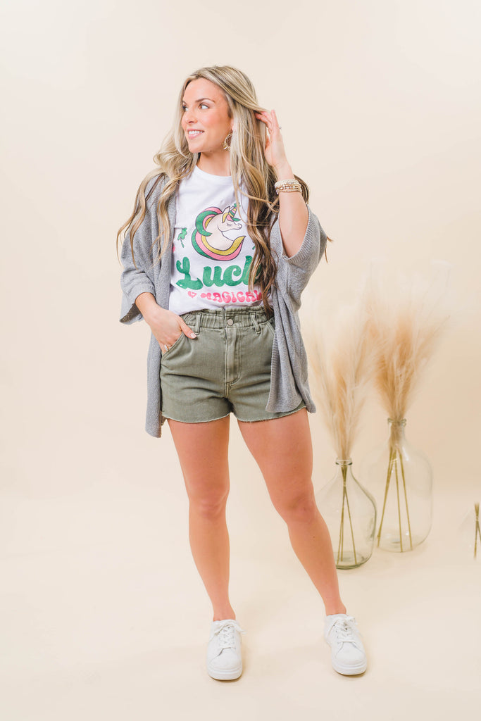Lucky and Magical Graphic Tee - BluePeppermint Boutique