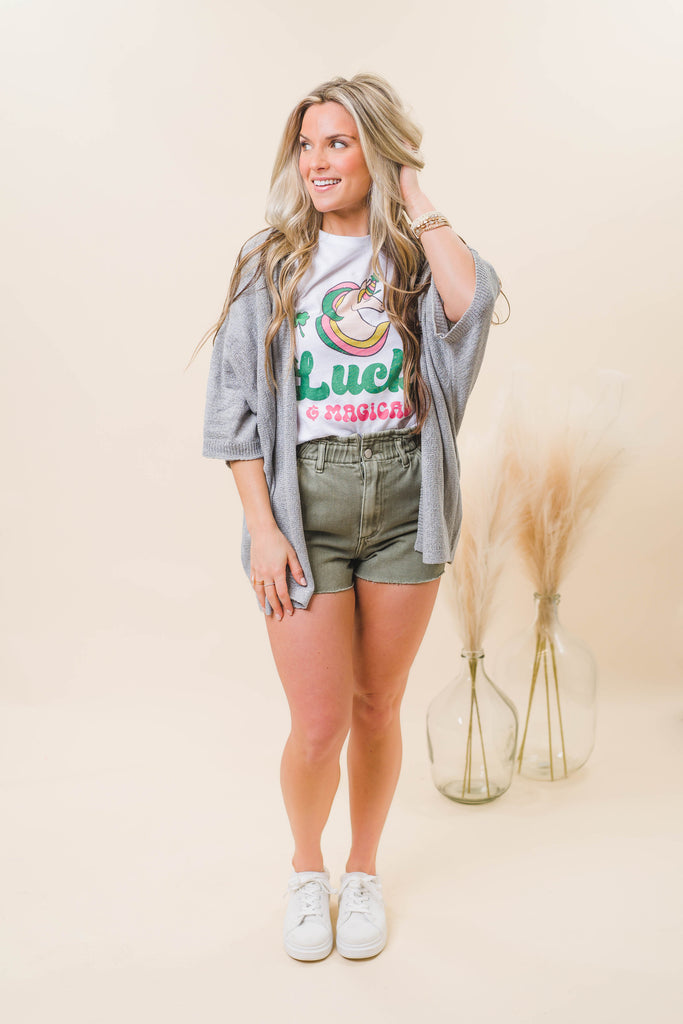 Lucky and Magical Graphic Tee - BluePeppermint Boutique