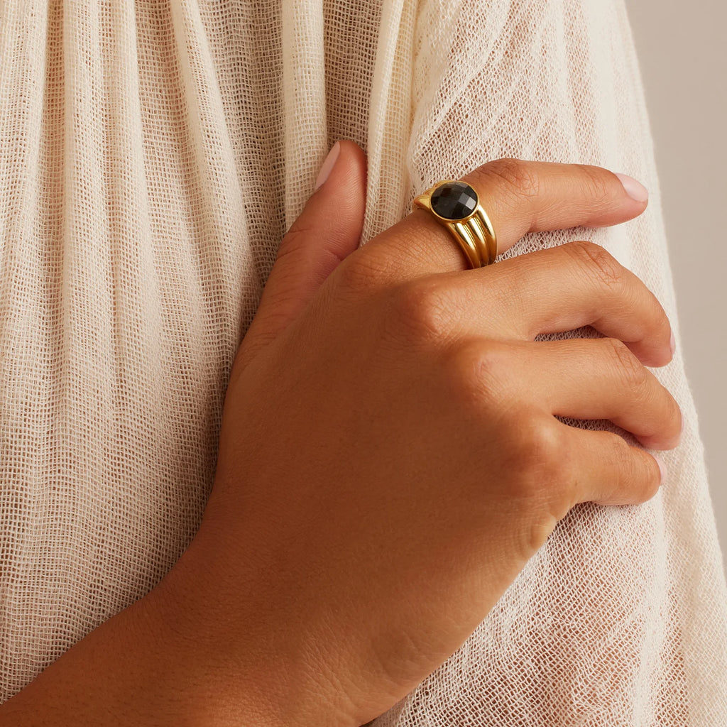 Gorjana Power Gemstone Reed Ring - BluePeppermint Boutique