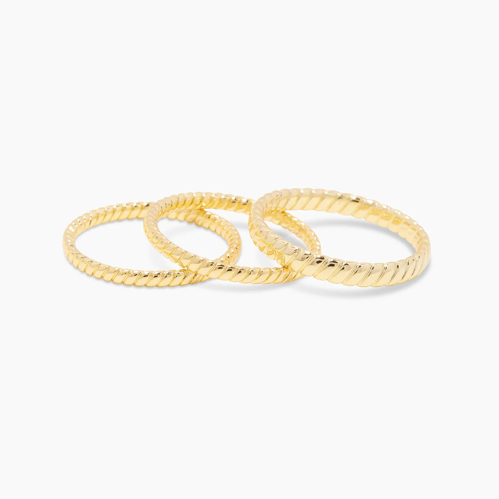 Gorjana Laney Ring Set (Size 7) - BluePeppermint Boutique