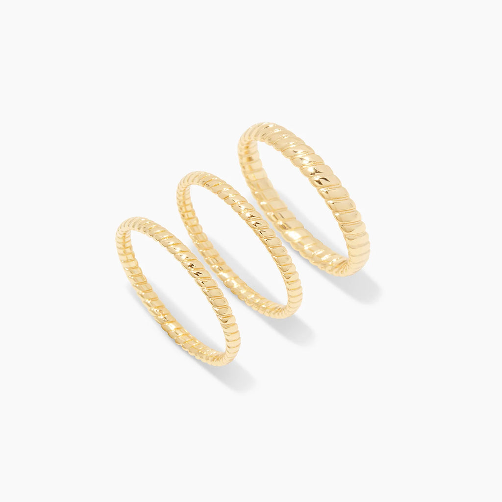 Gorjana Laney Ring Set (Size 7) - BluePeppermint Boutique