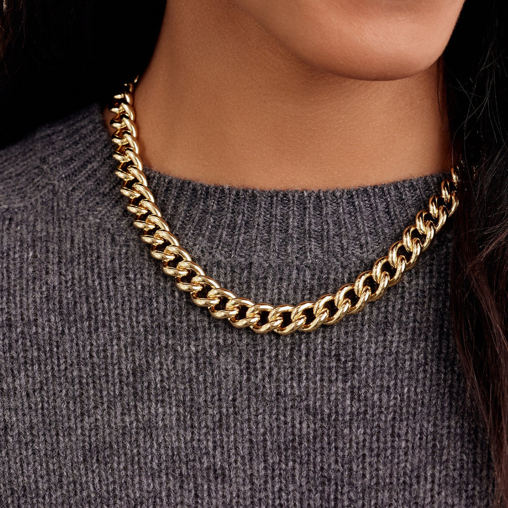 Gorjana Lou Link Necklace - BluePeppermint Boutique